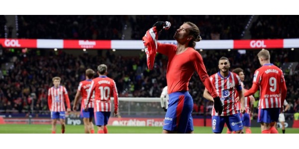 Atlético de Madrid vände matchen efter att ha hamnat under med två mål Atlético de Madrid vände matchen efter att ha hamnat under med två mål